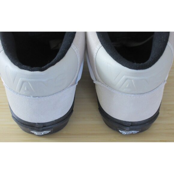 Vans Men's Knu Skool Peyote Beige White Mid Suede Nylon Skate Shoes size 12 NIB - Picture 5 of 5